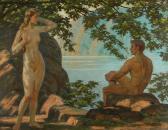 EINBECK Walter Adam And Eve In Paradise EINBECK Walter Adam And Eve In Paradise