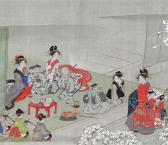 EISHI Hosoda Jibukyo Toki Gods Of Happiness Visiting The Yoshiwara EISHI Hosoda Jibukyo Toki Gods Of Happiness Visiting The Yoshiwara