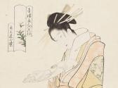 EISHI Hosoda Jibukyo Toki. The Courtesan Komurasaki From The House Of Kadotamaya EISHI Hosoda Jibukyo Toki. The Courtesan Komurasaki From The House Of Kadotamaya