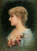 EISMAN-SEMENOWSKY Emile Portrait Einer Jungen Schönheit EISMAN-SEMENOWSKY Emile Portrait Einer Jungen Schönheit