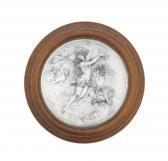 ELKINGTON A Nude Fairy And Four Cherubs With Among Swirling Clouds Holding Sprays Of Flowers ELKINGTON A Nude Fairy And Four Cherubs With Among Swirling Clouds Holding Sprays Of Flowers