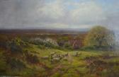 ELLERBY William Alfred An Extensive Landscape With Flock Of Sheep ELLERBY William Alfred An Extensive Landscape With Flock Of Sheep
