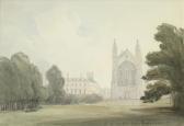 ELLICOMBE Charles Grene Kings College Chapel And Clare Hall ELLICOMBE Charles Grene Kings College Chapel And Clare Hall