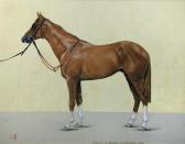 ELLIOTT Alison Study Of Singlet, A Chestnut Thoroughbred ELLIOTT Alison Study Of Singlet, A Chestnut Thoroughbred