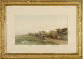 ELTEN van Hendrik D. Kruseman Pastoral Landscape With Ocean And Ships In The Distance ELTEN van Hendrik D. Kruseman Pastoral Landscape With Ocean And Ships In The Distance