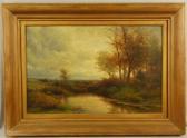 ELTEN van Hendrik D. Kruseman River Landscape ELTEN van Hendrik D. Kruseman River Landscape