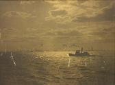 EMMONS Chansonetta Stanley New York Bay From The Sea Wall EMMONS Chansonetta Stanley New York Bay From The Sea Wall