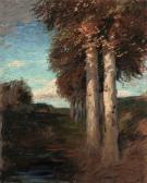 ENDE am Hans „herbstliche Moorlandschaft Mit Birken Und Bauerngehöft“ ENDE am Hans „herbstliche Moorlandschaft Mit Birken Und Bauerngehöft“