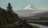 ENGLEHARDT John Joseph Mountain Vista From The Lake, ENGLEHARDT John Joseph Mountain Vista From The Lake,