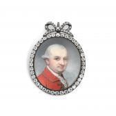 ENGLEHEART George A Portrait Miniature Of Sir Hugh Owen ENGLEHEART George A Portrait Miniature Of Sir Hugh Owen