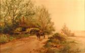 ENGLISH Frank F. Cart On A Country Road ENGLISH Frank F. Cart On A Country Road