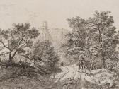 ERHARD Johann Christoph Burgruine Auf Felsen ERHARD Johann Christoph Burgruine Auf Felsen