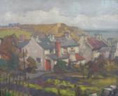 EVANS Will A Gower Village With Another Work Verso, Possibly Unfinished Depicting A Farmstead EVANS Will A Gower Village With Another Work Verso, Possibly Unfinished Depicting A Farmstead