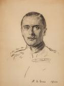 EVES Reginald Grenville Portrait Of A Military Officer EVES Reginald Grenville Portrait Of A Military Officer