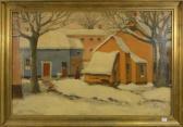 EYCK Charles Paysage Enneigé EYCK Charles Paysage Enneigé