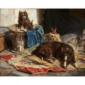 EYCKEN van den Charles II Dogs At Rest EYCKEN van den Charles II Dogs At Rest