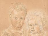 FABER Johann Portrait Of A Boy And A Girl FABER Johann Portrait Of A Boy And A Girl