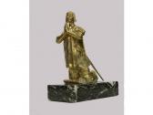 FAGEL Léon Sujet En Bronze Représentant Jeanne D Arc FAGEL Léon Sujet En Bronze Représentant Jeanne D Arc