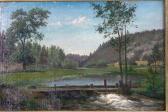 FAHLGREN Carl August Landskap Med Vattendrag FAHLGREN Carl August Landskap Med Vattendrag