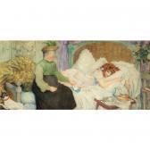 FAIVRE Abel Jules La Tireuse De Cartes FAIVRE Abel Jules La Tireuse De Cartes