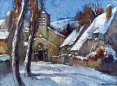 FALCUCCI Robert Petite Église Sous La Neige FALCUCCI Robert Petite Église Sous La Neige