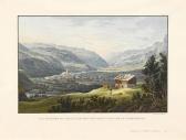 FALKEISEN Johann Jakob Vue D'andéer En Venant De Splugen Prise À Gauche De... FALKEISEN Johann Jakob Vue D'andéer En Venant De Splugen Prise À Gauche De...