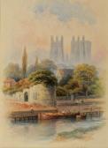 FALL George Ruined Round Tower Of St Mary's Abbey Walls FALL George Ruined Round Tower Of St Mary's Abbey Walls