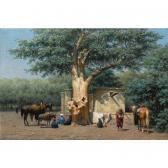 FAMARS TESTAS de Willem Le Puits Et Le Vieux Sycomore A La Place De L'esbekieh Au Kaire (egypte) FAMARS TESTAS de Willem Le Puits Et Le Vieux Sycomore A La Place De L'esbekieh Au Kaire (egypte)