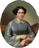 FANTIN-LATOUR Theodore Portrait Of Catherine Robb FANTIN-LATOUR Theodore Portrait Of Catherine Robb