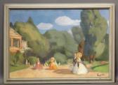 FARGEOT Ferdinand Paysage Parisien FARGEOT Ferdinand Paysage Parisien