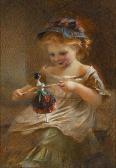 FARMER Emily A Young Girl Playing With A Doll FARMER Emily A Young Girl Playing With A Doll