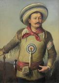 FARNY Henry Francis Self Portrait In Mexican Cowboy Attire FARNY Henry Francis Self Portrait In Mexican Cowboy Attire