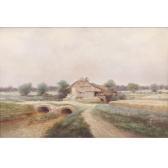 FARSKY OLDRICH Pastoral Scene With Barn FARSKY OLDRICH Pastoral Scene With Barn