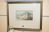 Fasin A. Isle Of Wight Coastal Scene Of Figures Fasin A. Isle Of Wight Coastal Scene Of Figures