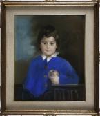 FAVERO LORENZO Ritratto Di Bambino. FAVERO LORENZO Ritratto Di Bambino.