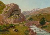 FAVIER A. Mountain Landscape FAVIER A. Mountain Landscape