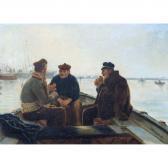 FECHENBACH R Hafenpartie Mit Fischer Im Boot FECHENBACH R Hafenpartie Mit Fischer Im Boot