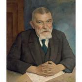 FECHNER Werner A Portrait Of Dr. Werner Ablass FECHNER Werner A Portrait Of Dr. Werner Ablass
