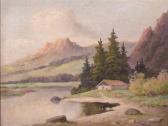 FEDOR Chas Mountain Landscape With Lake FEDOR Chas Mountain Landscape With Lake