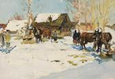 fedorov vicktor Winter Scene fedorov vicktor Winter Scene