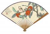 FEI AN YU Persimmons And Chinese Bulbul FEI AN YU Persimmons And Chinese Bulbul