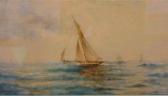 FELKER L.M. Sailboats At Sea FELKER L.M. Sailboats At Sea