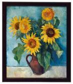 FELLINGER Leo Stillleben Mit Sonnenblumen FELLINGER Leo Stillleben Mit Sonnenblumen
