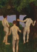 FERENCZY Karoly Est (fürdozo Férfiak), 1912 FERENCZY Karoly Est (fürdozo Férfiak), 1912