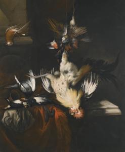 William Gowe Ferguson - Still-life Of Dead Game And Songbirds
