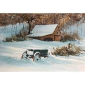 FERIOLA James Philip Untitled - Winter Farm Landscape FERIOLA James Philip Untitled - Winter Farm Landscape