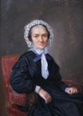 FERRAND Jules Georges Portrait De Femme Dans Un Fauteuil FERRAND Jules Georges Portrait De Femme Dans Un Fauteuil