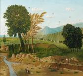 FERRARA Daniel Paysage Au Muletier FERRARA Daniel Paysage Au Muletier