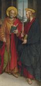 FERRARI Defendente A Lateral Panel From An Altarpiece: Saint Peter And Paul FERRARI Defendente A Lateral Panel From An Altarpiece: Saint Peter And Paul