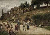 FERRERE Cécile Sydfransk Pastoral Scen FERRERE Cécile Sydfransk Pastoral Scen